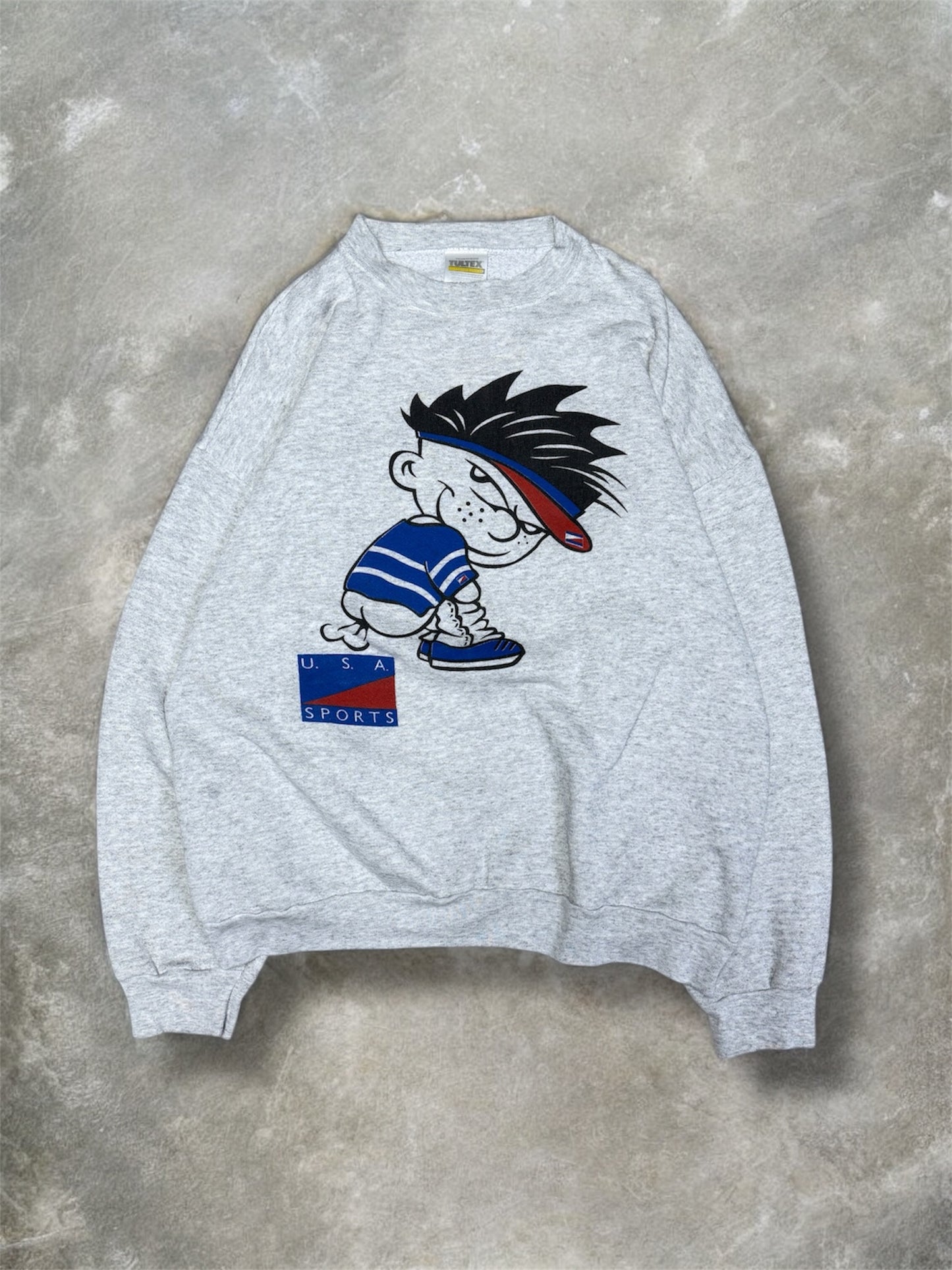 (XL) Vintage USA Sports Getting Shit On Crewneck