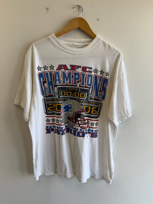 (XL) 2006 AFC Champions Patriots Tee