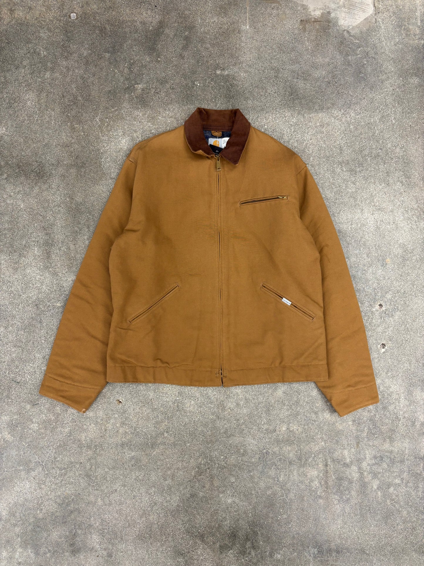 (XL) Vintage 90s Tan Carhartt Detroit Jacket Blanket Lined