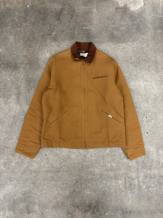 (XL) Vintage 90s Tan Carhartt Detroit Jacket Blanket Lined