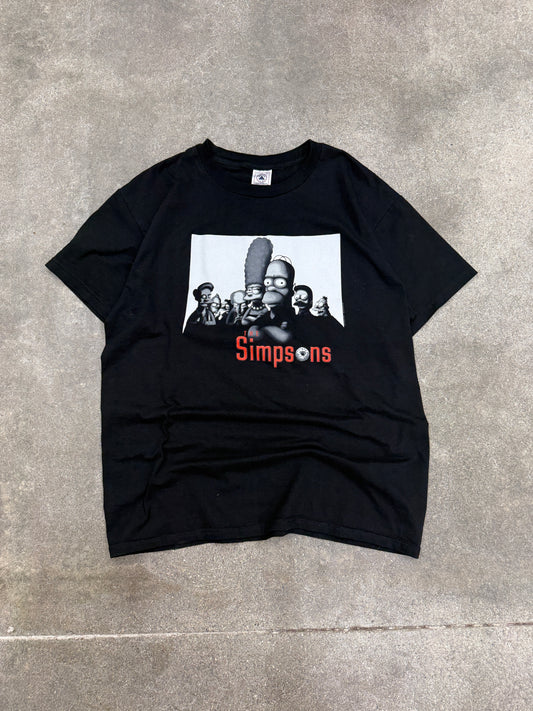 (XL) Vintage The Simpsons Sopranos Tee Shirt
