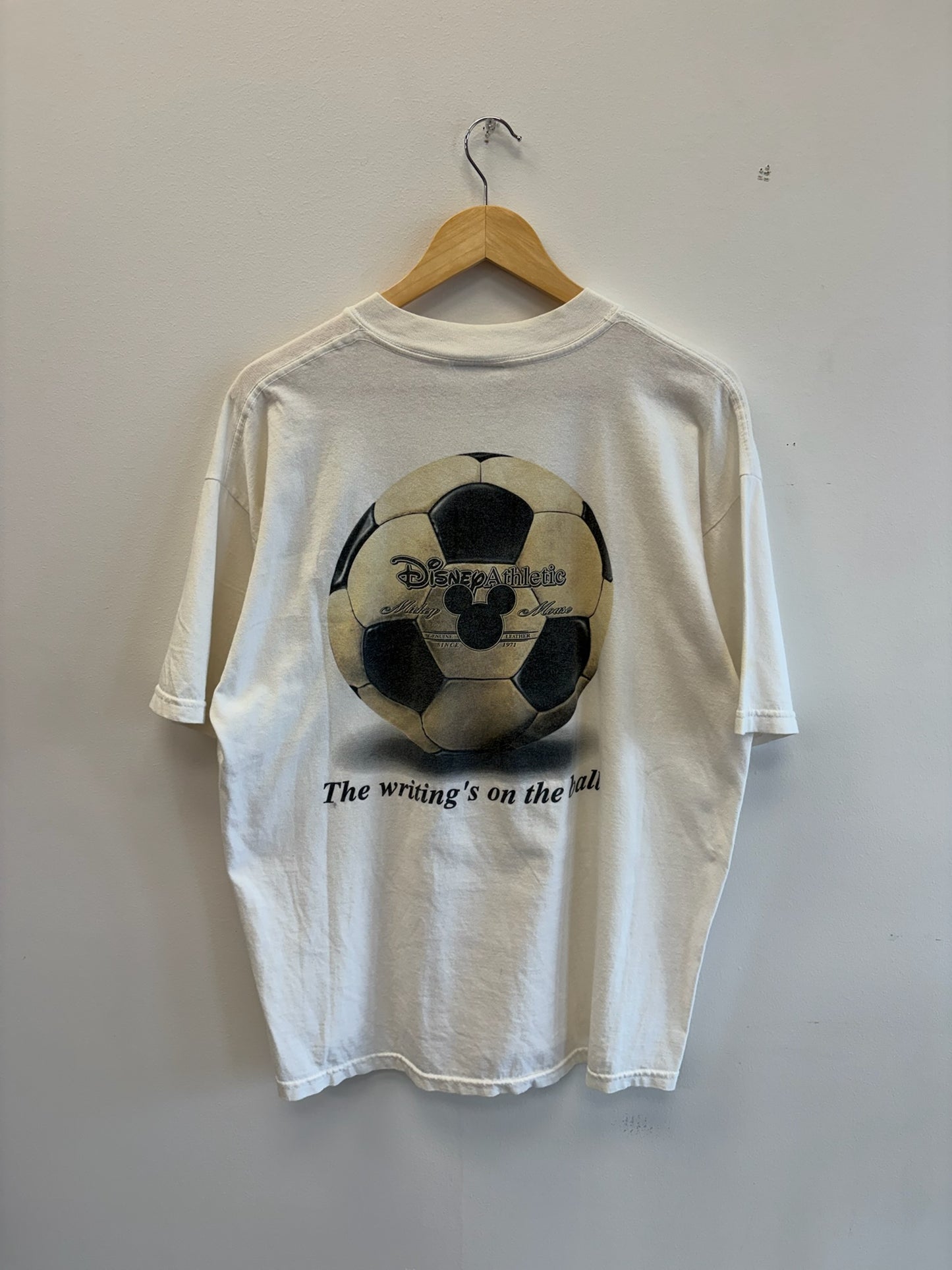 (L) Vintage Disney Athletics Soccer Tee