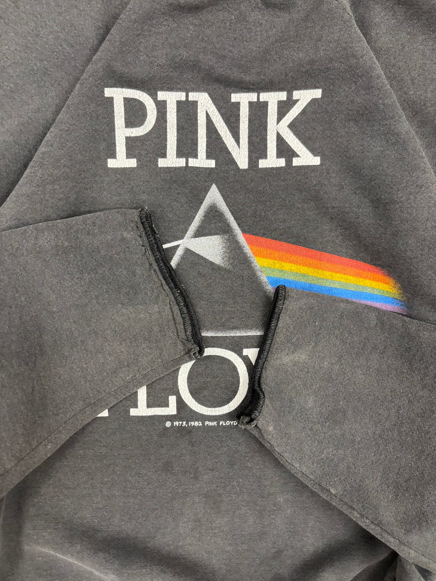 (S/M) Vintage 80s Pink Floyd “Dark Side of the Moon” Album Promo Band Crewneck Sweatshirt