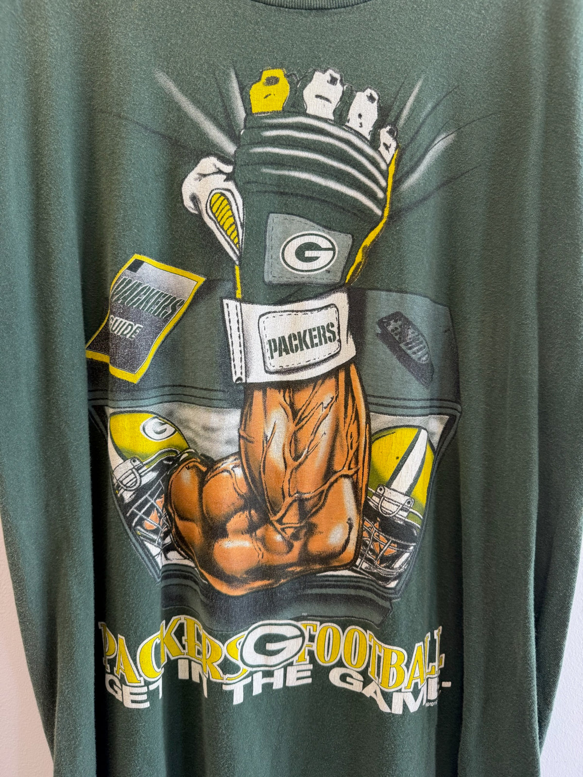 (XL) Vintage Packers Flex Tee