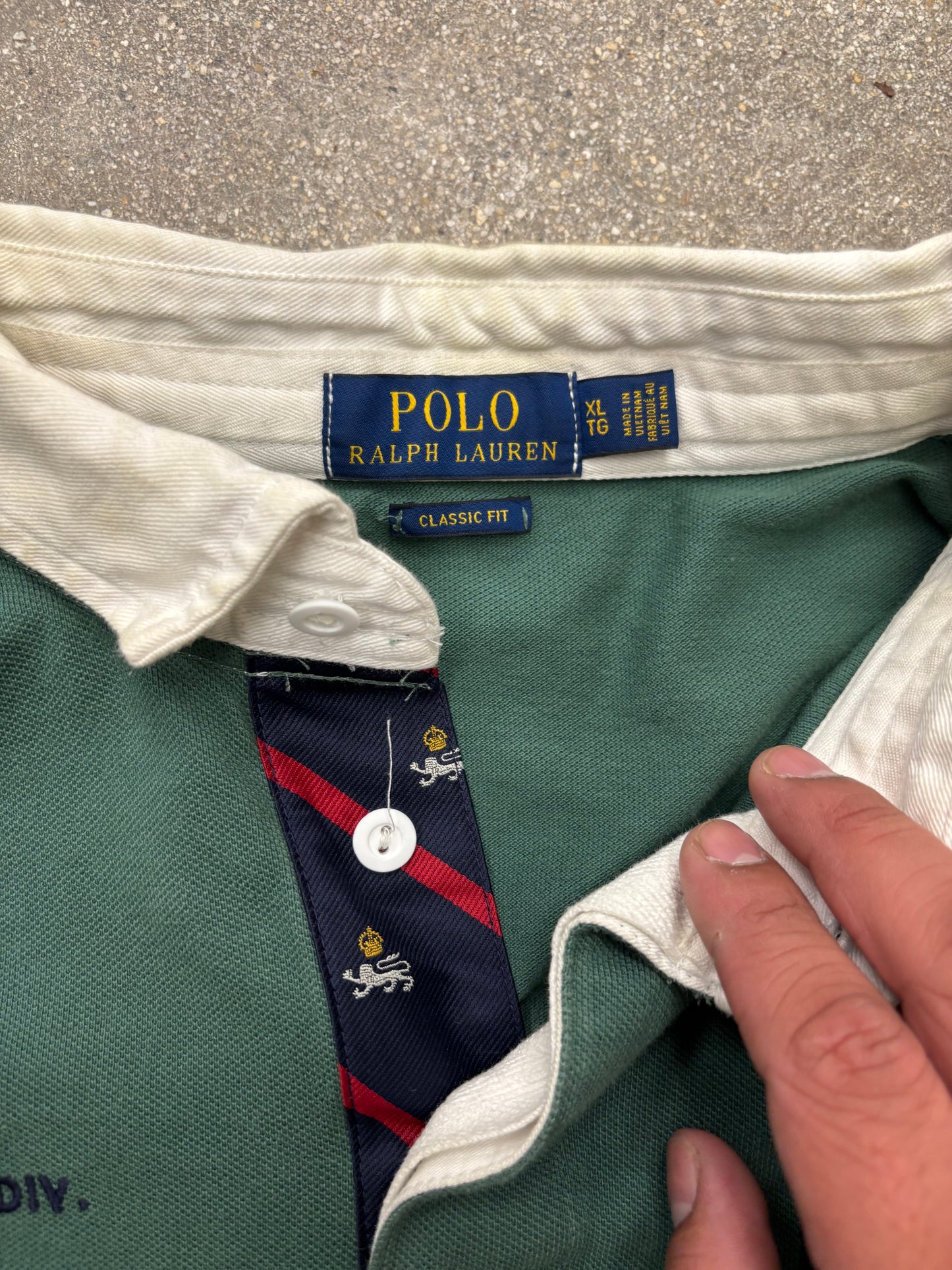 (XL) Polo Ralph Lauren Embroidered LS Rugby Shirt