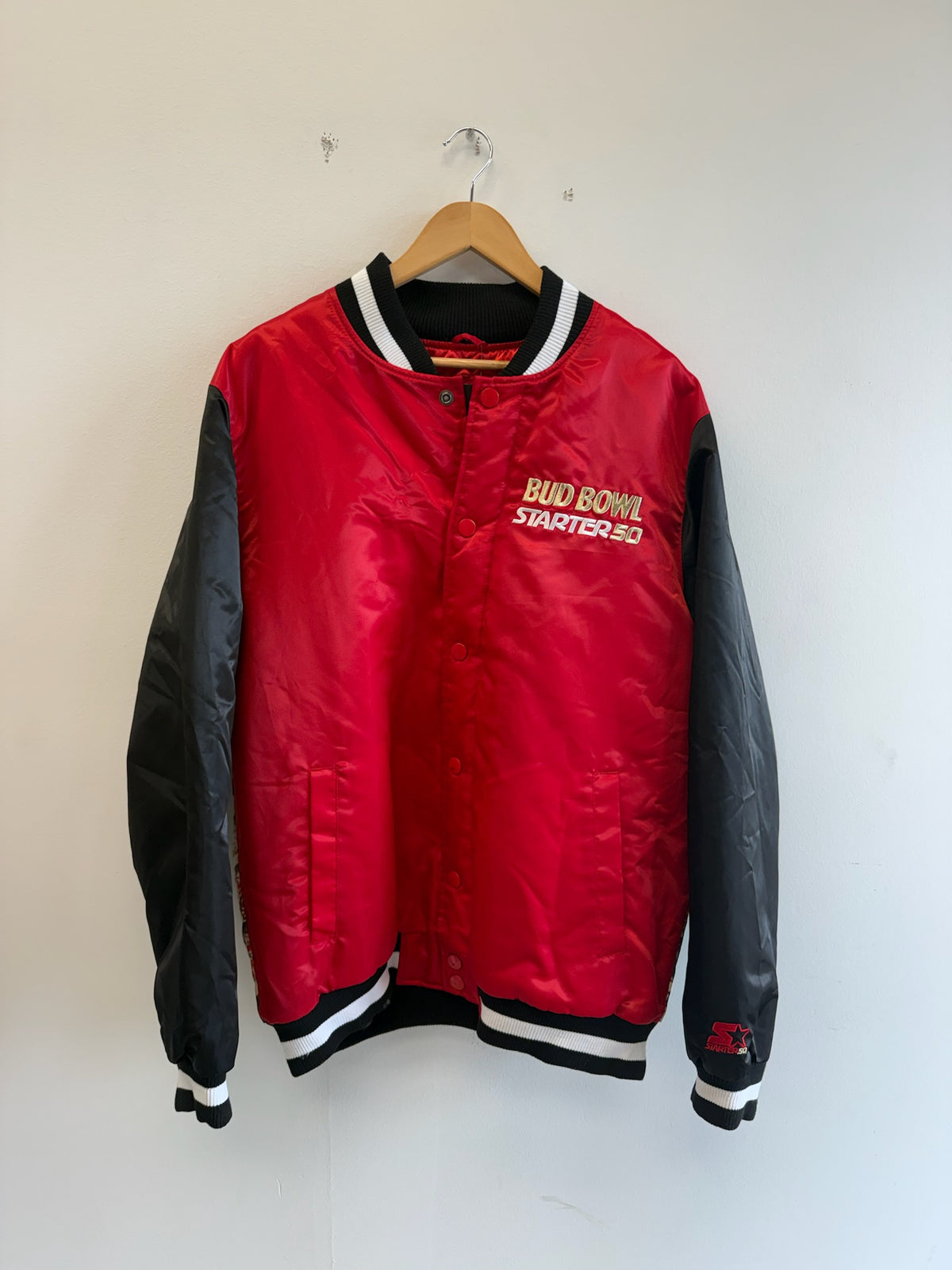 (L) Budweiser NFL Starter Jacket