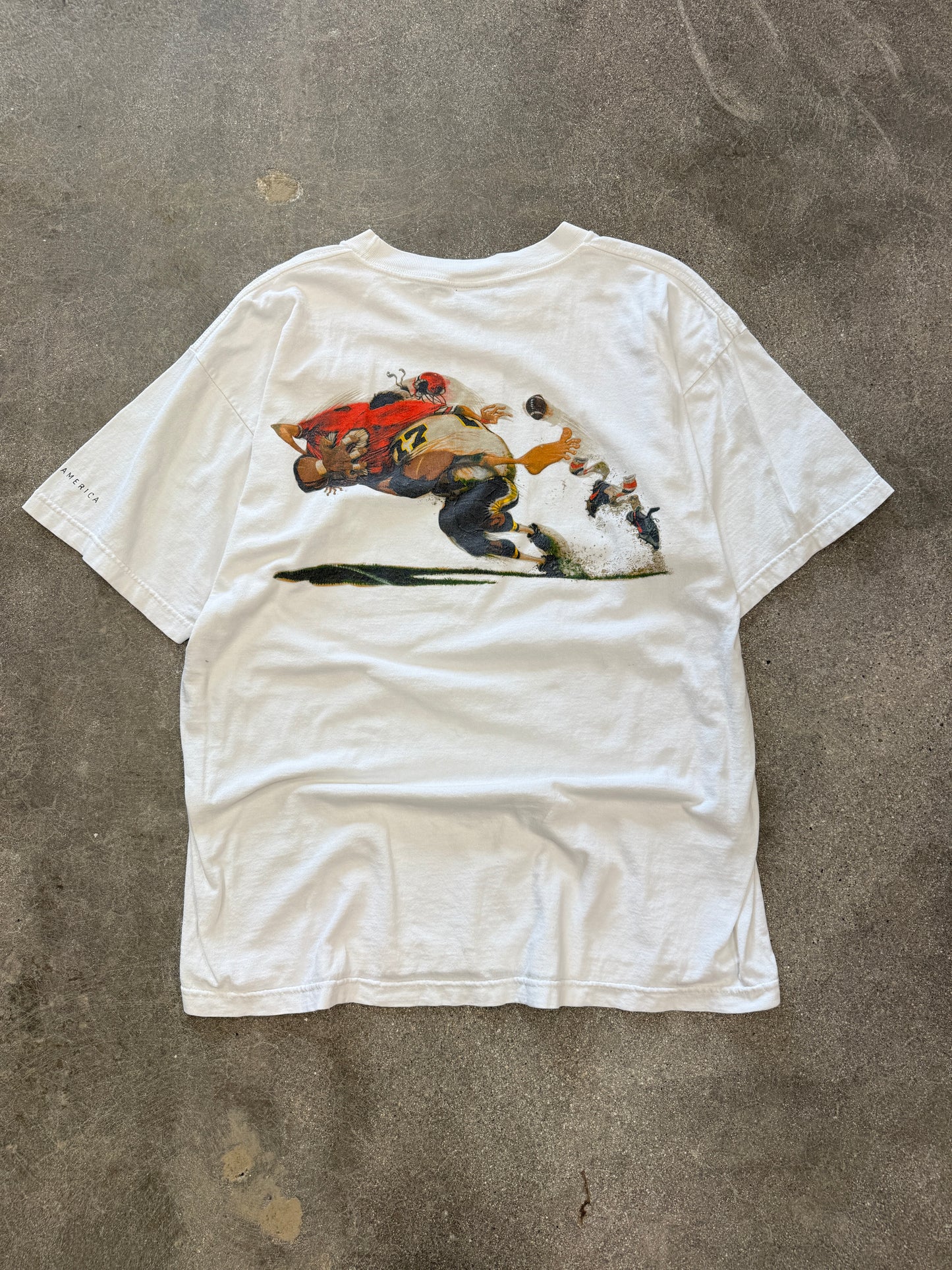(XL) Vintage Football Sack Tee