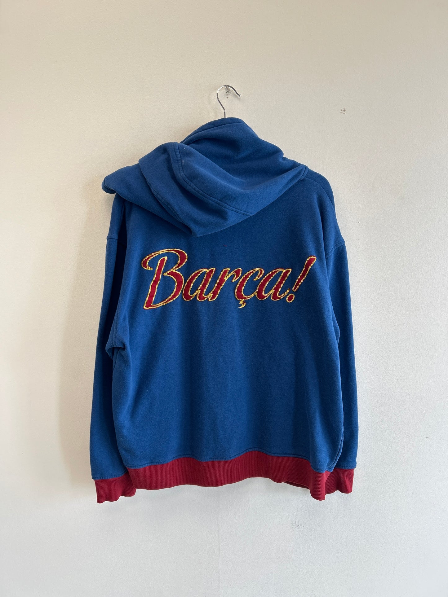 (XL) Vintage Barcelona Zip-Up Hoodie