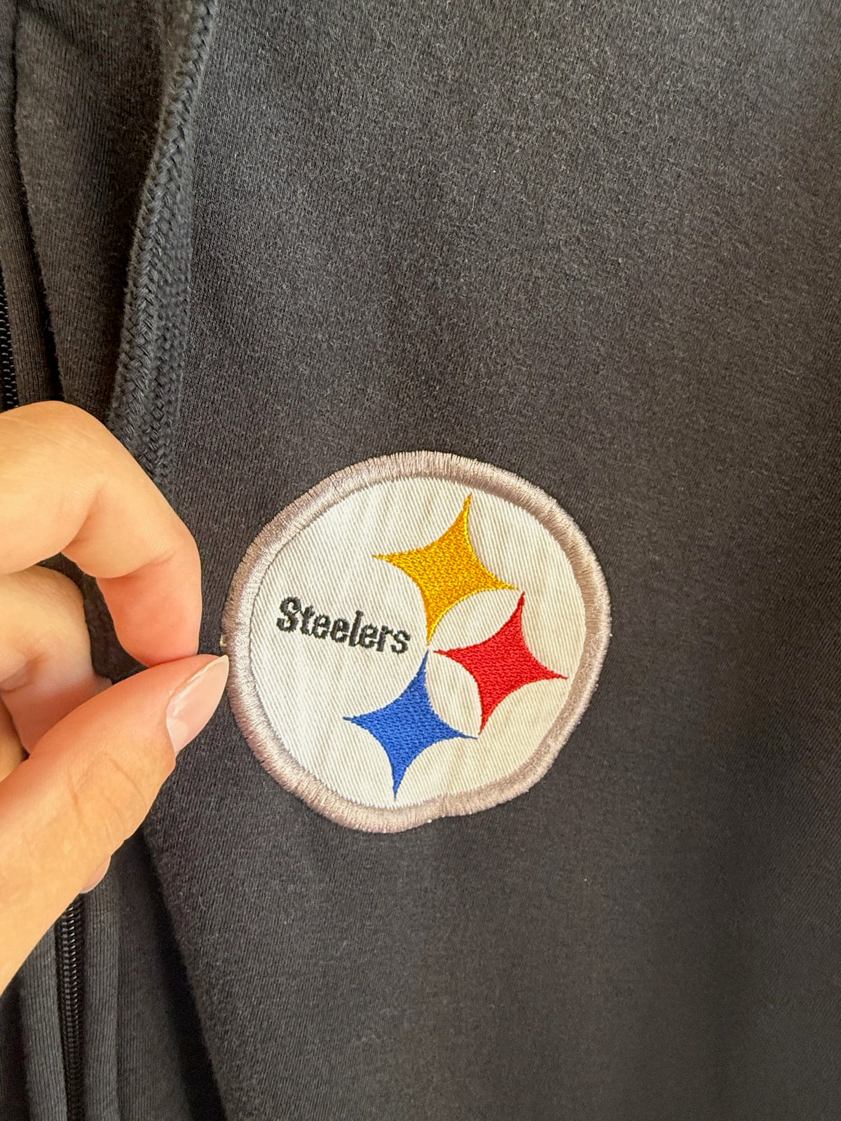 (XL) Pittsburgh Steelers Zip-up Hoodie