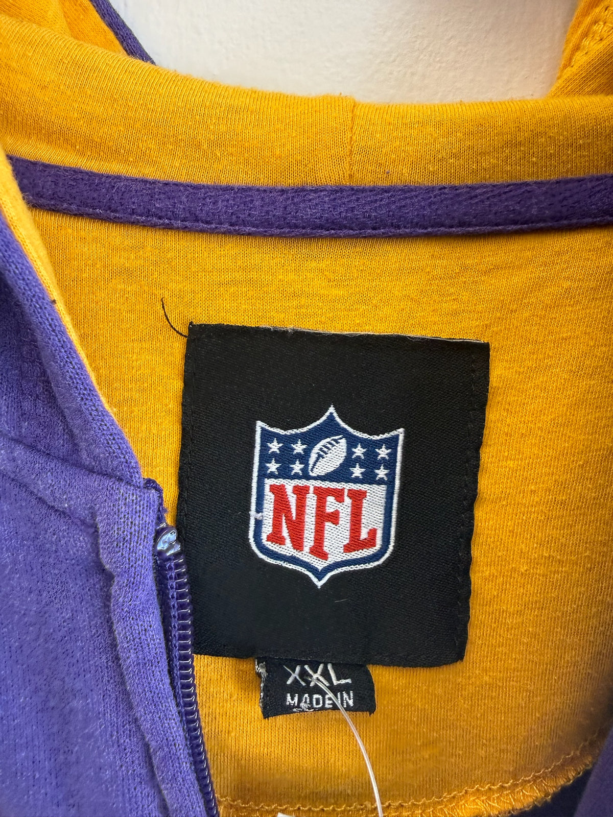 (XXL) Minnesota Vikings Zip-up Hoodie