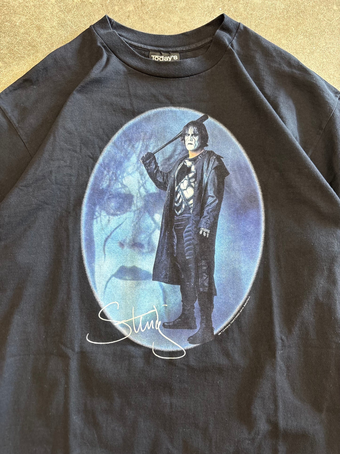 (XL) Vintage 1998 Today’s Trendz WCW Sting Black T-Shirt