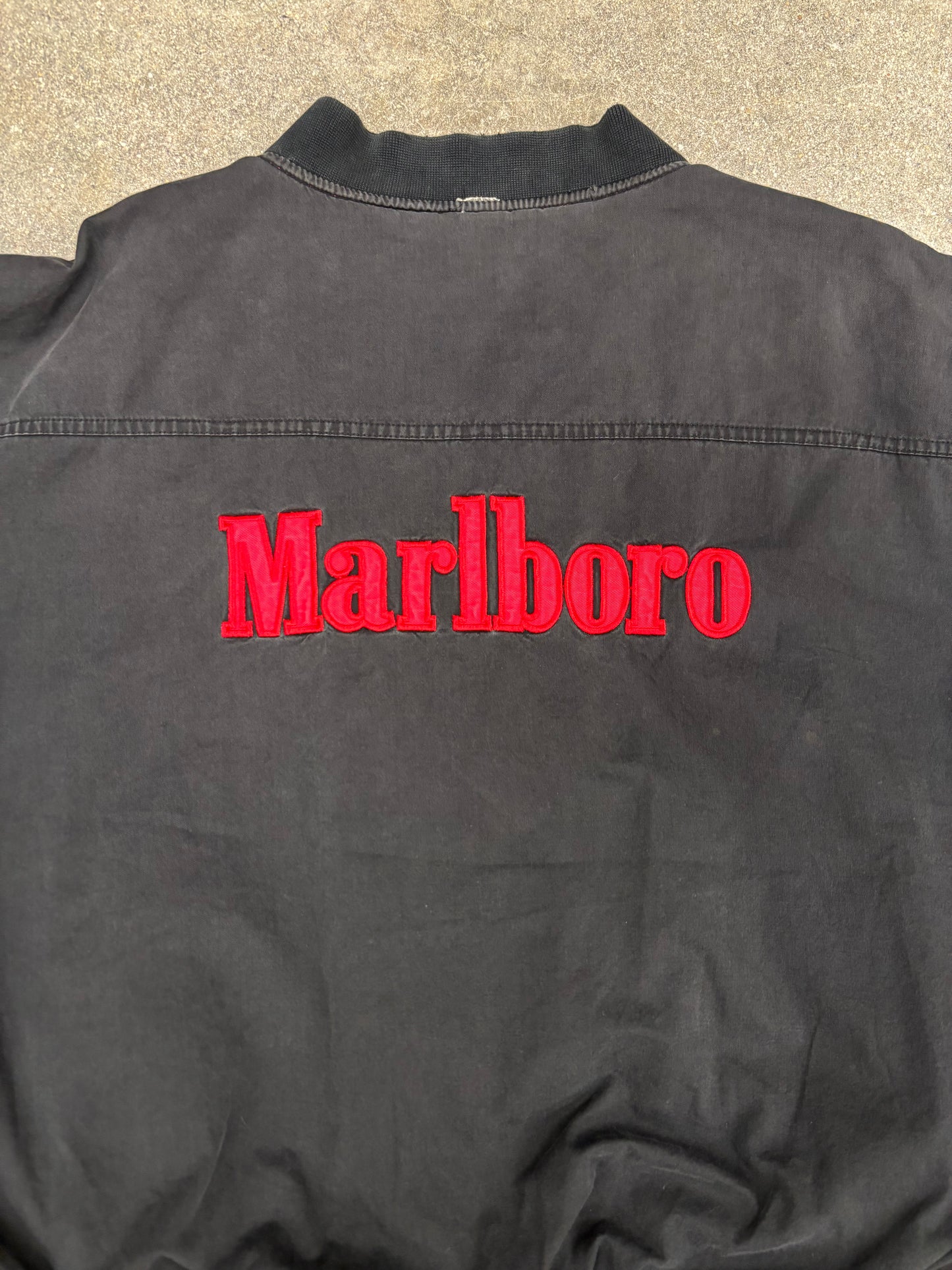 (XL) Vintage Marlboro Reversible Bomber Jacket