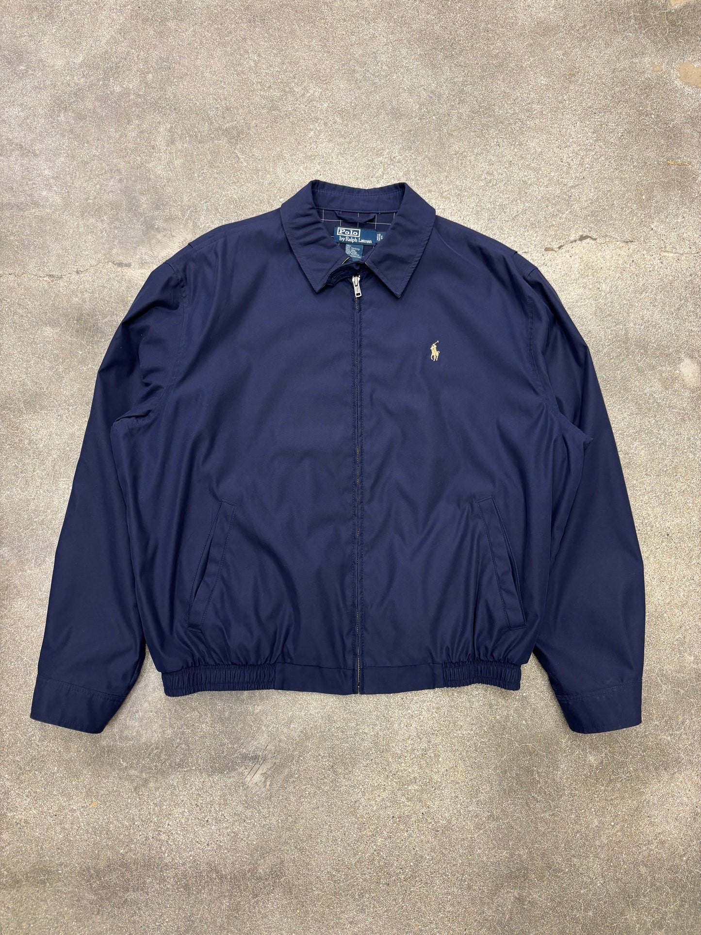 (L/XL) Navy Polo Ralph Lauren Harrington Jacket