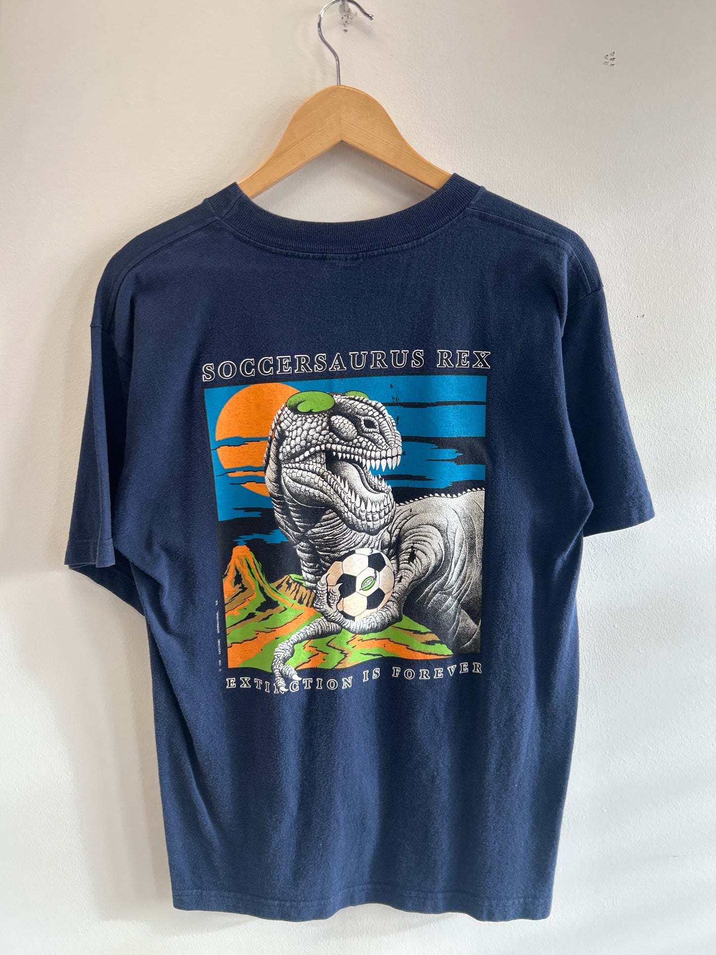 (M) Vintage Soccersaurus Rex Tee