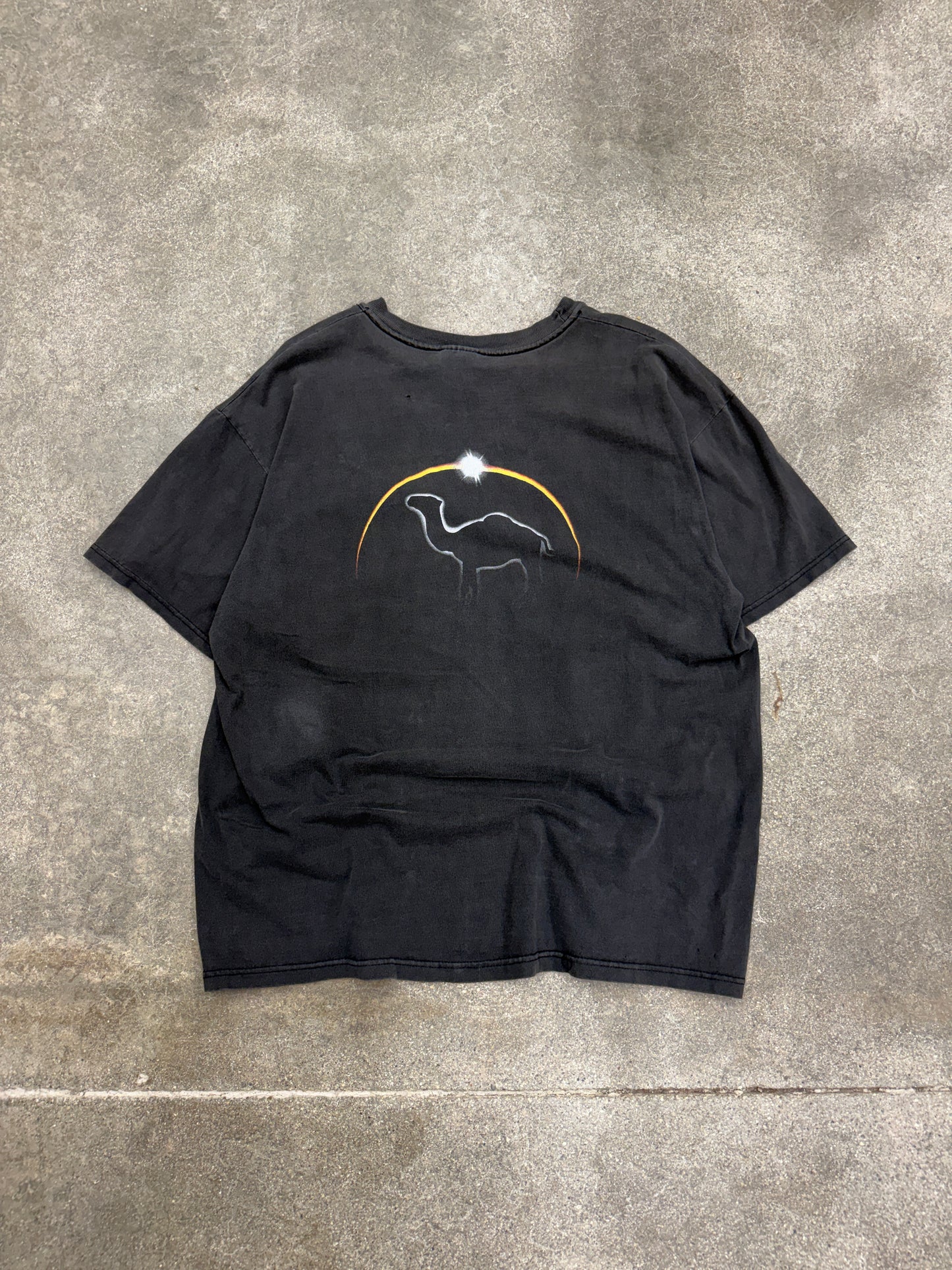 (XL) Vintage Camel Cigarette Promo Pocket Tee Shirt