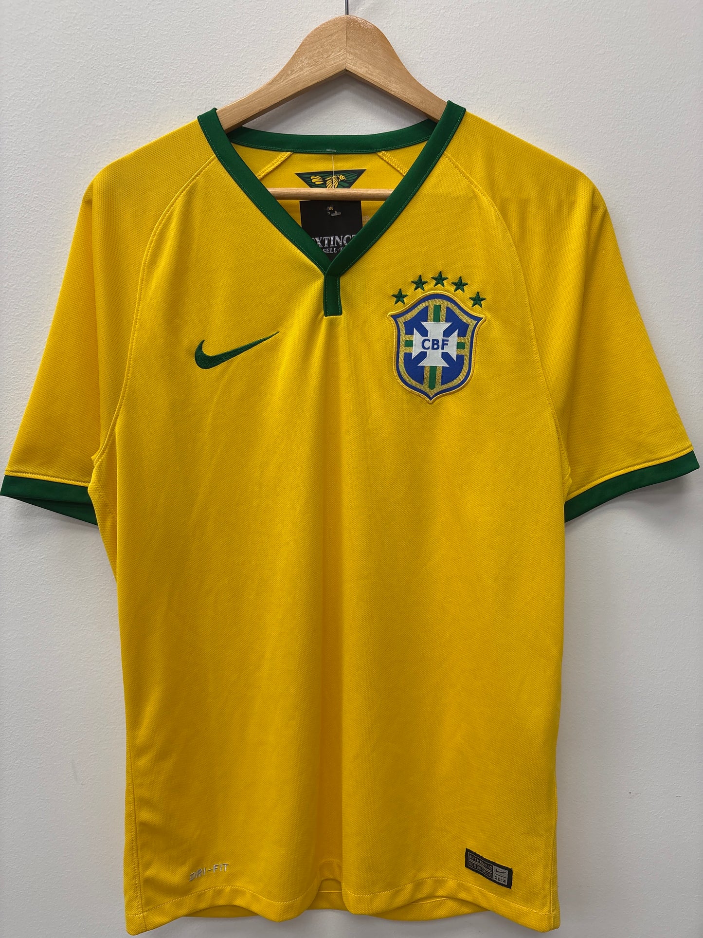 (XS) 2014 Brazil Nike Jersey