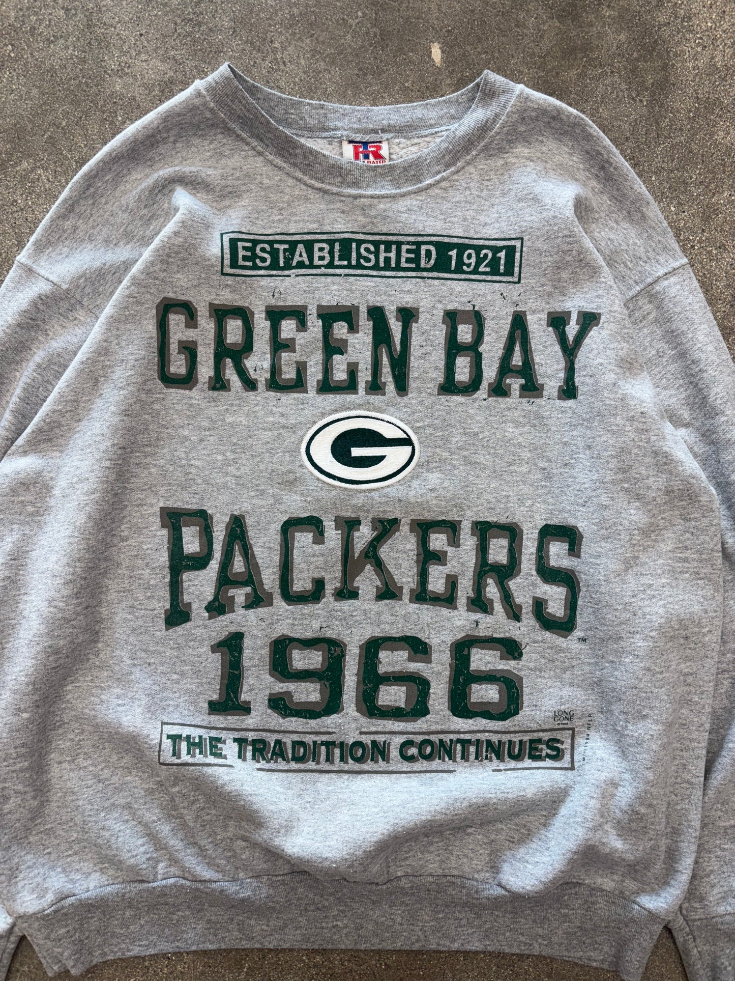 (XL) Vintage 90s Green Bay Packers “Title-town” Crewneck