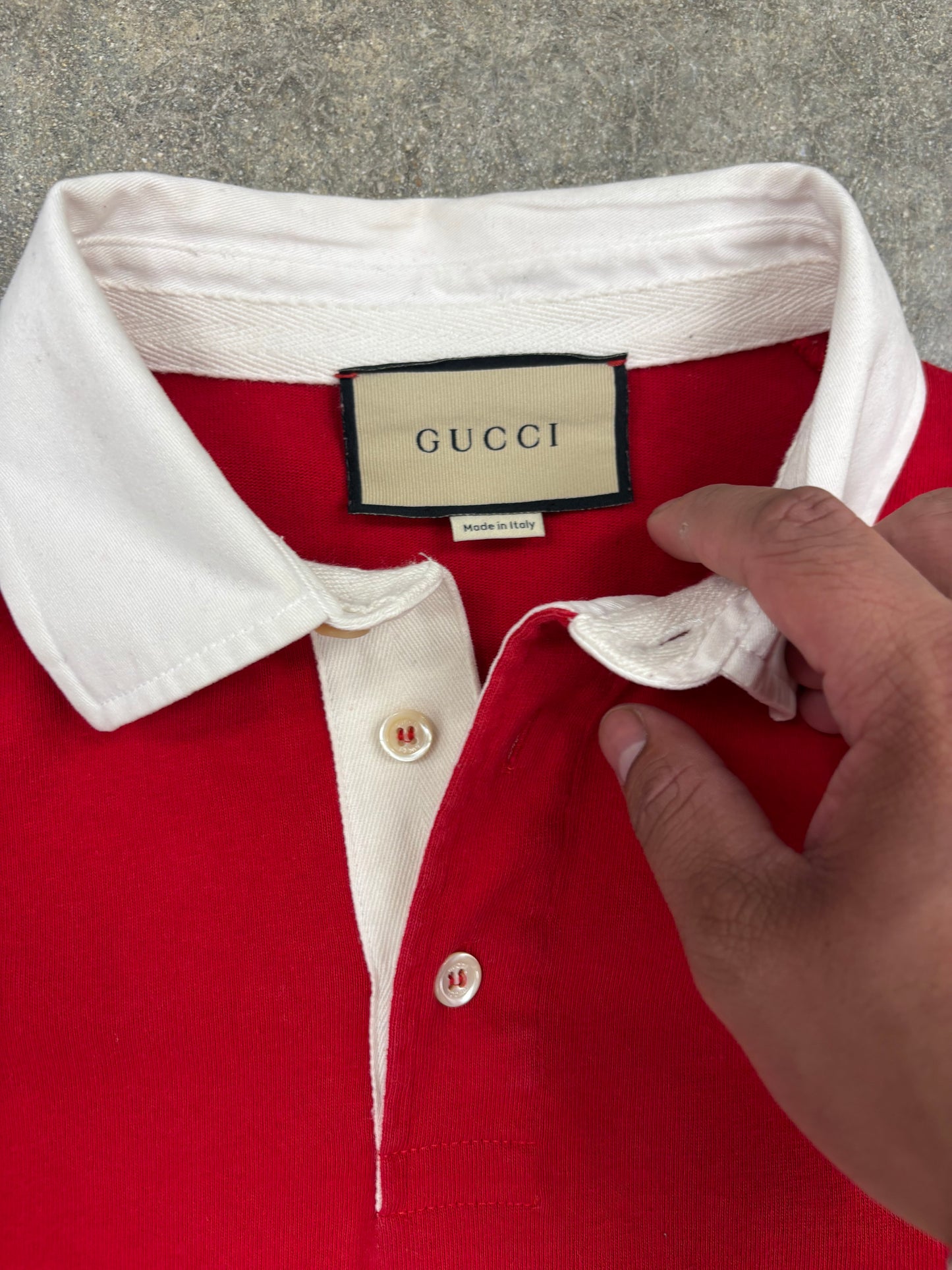 (L) Gucci Jersey Polo Rugby