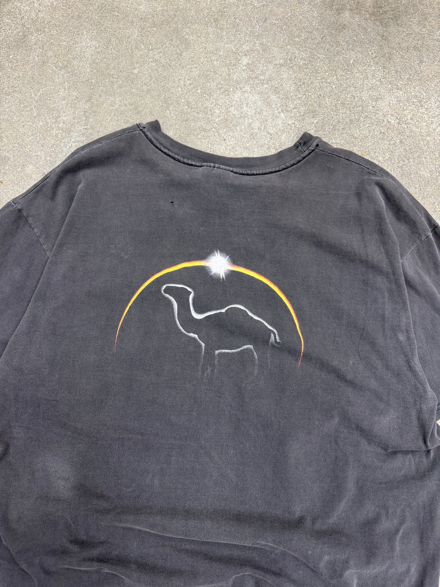 (XL) Vintage Camel Cigarette Promo Pocket Tee Shirt