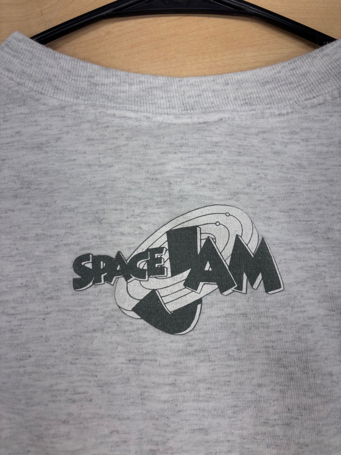 (XL) 1996 “Step Aside” Space Jam Monstars Nerdlucks AOP LS Tee