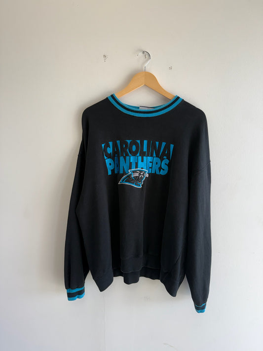 (XL) Vintage Carolina Panthers Pro Player Crewneck