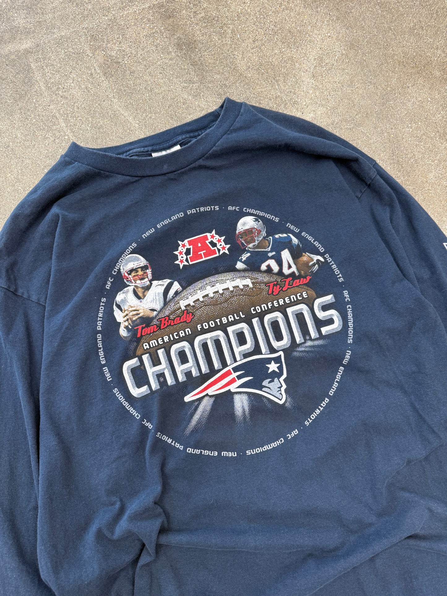 (XL) Vintage AFC Champions Patriots Longsleeve