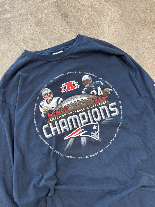 (XL) Vintage AFC Champions Patriots Longsleeve