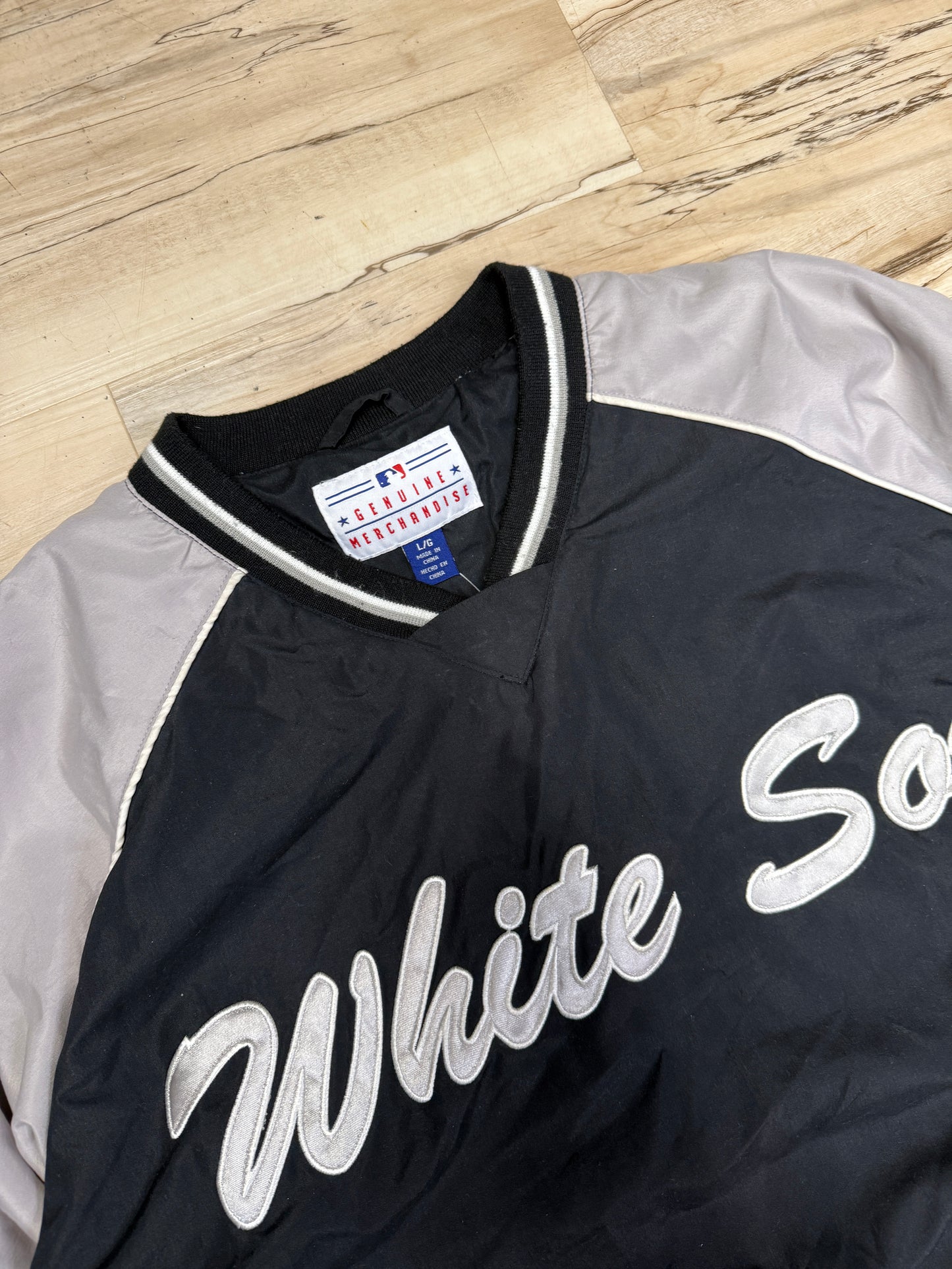 (XL) Vintage Chicago White Sox Crew Jacket