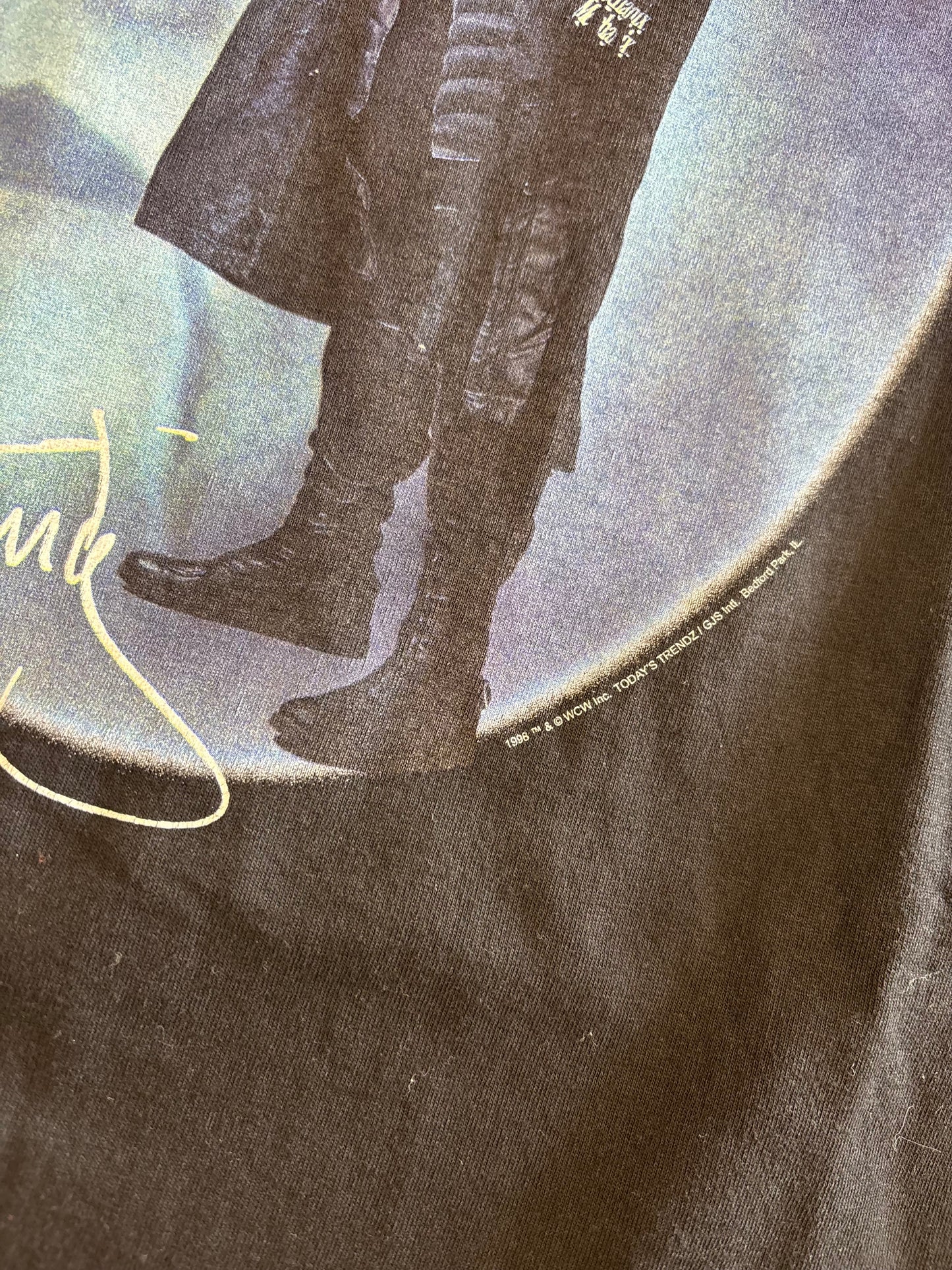 (XL) Vintage 1998 Today’s Trendz WCW Sting Black T-Shirt