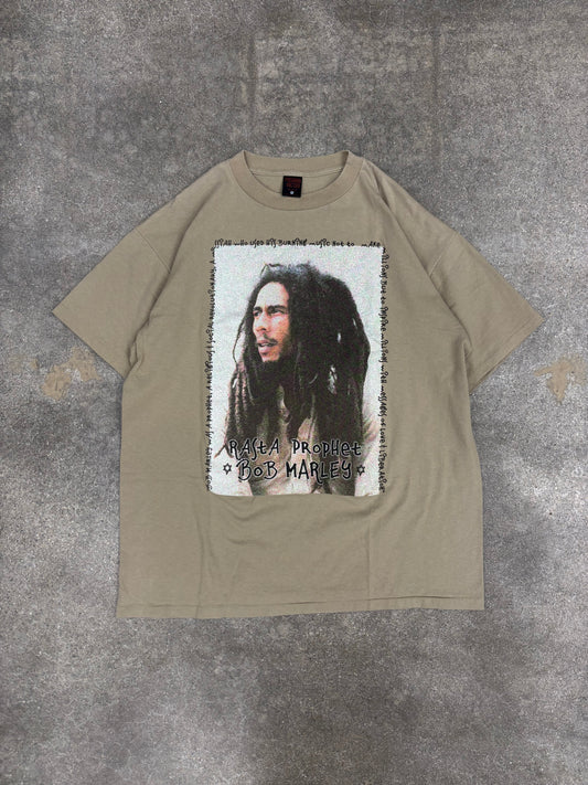 (XL) Vintage Bob Marley Rasta Prophet Fashion Victim Tag
