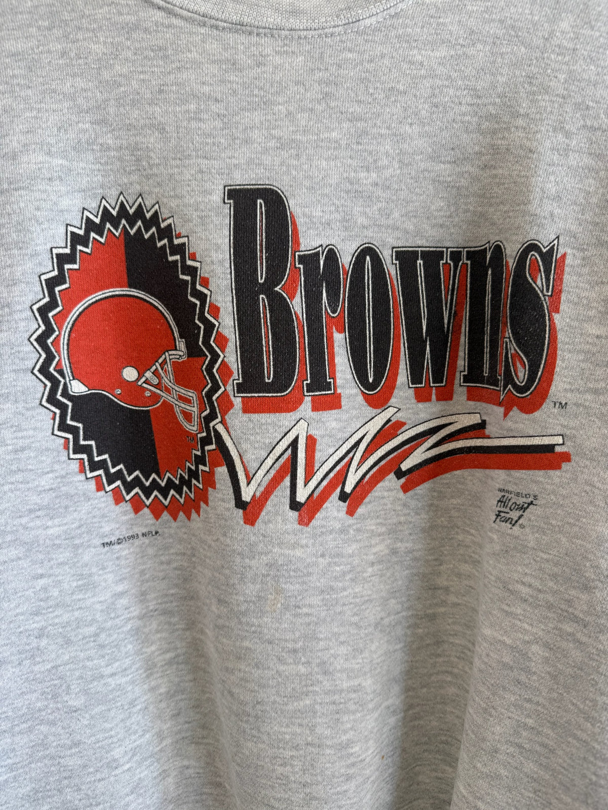 (M) Vintage Cleveland Browns Helmet Crewneck