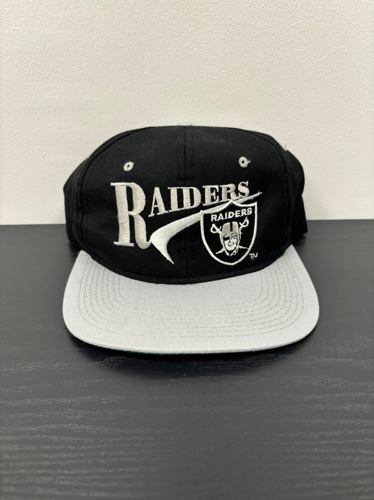 Vintage 90s Los Angeles Raiders Snapback Hat