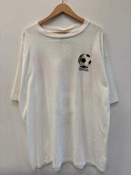 (XL) Vintage Kick This Big Ball Sports Soccer Tee Shirt