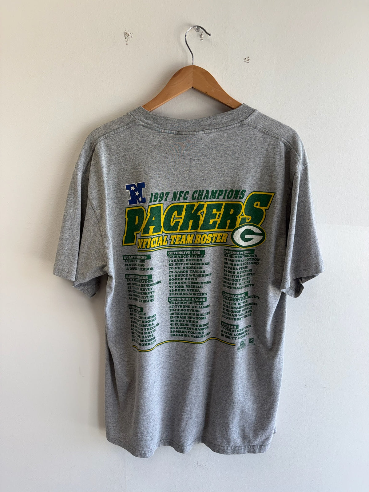 (L) 1997 NFC Champions Green Bay Packers Tee