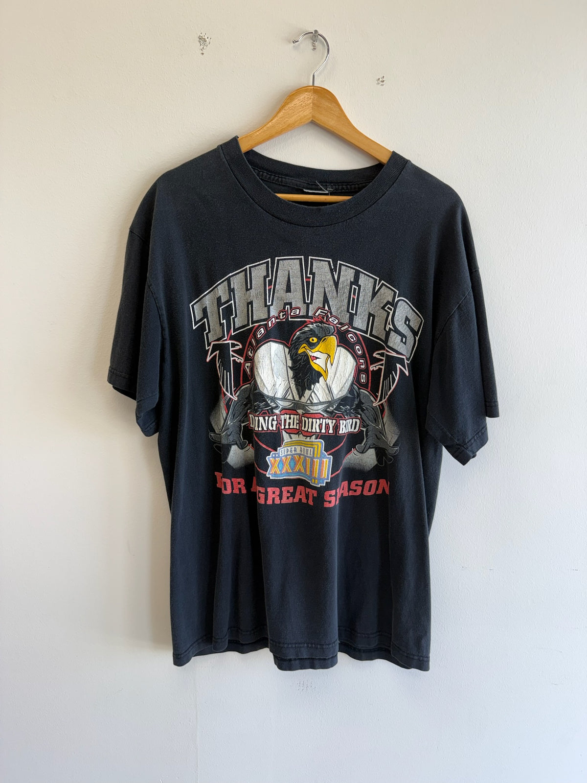 (L) Vintage Atlanta Falcons Mascot Tee