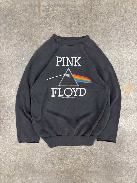 (S/M) Vintage 80s Pink Floyd “Dark Side of the Moon” Album Promo Band Crewneck Sweatshirt