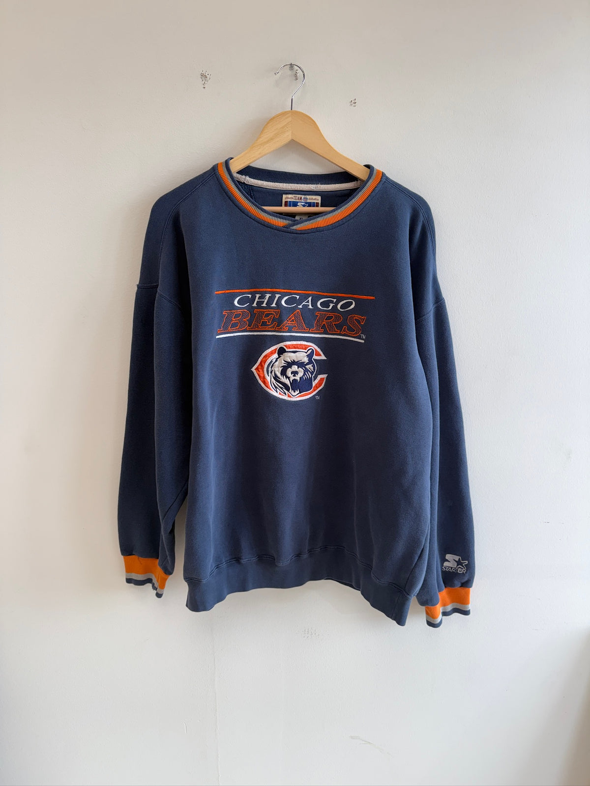 (XL) Vintage Chicago Bears Starter Crwwneck