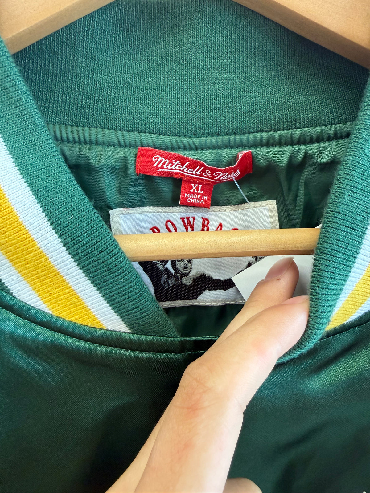 (XL) Green Bay Packers Satin Jacket