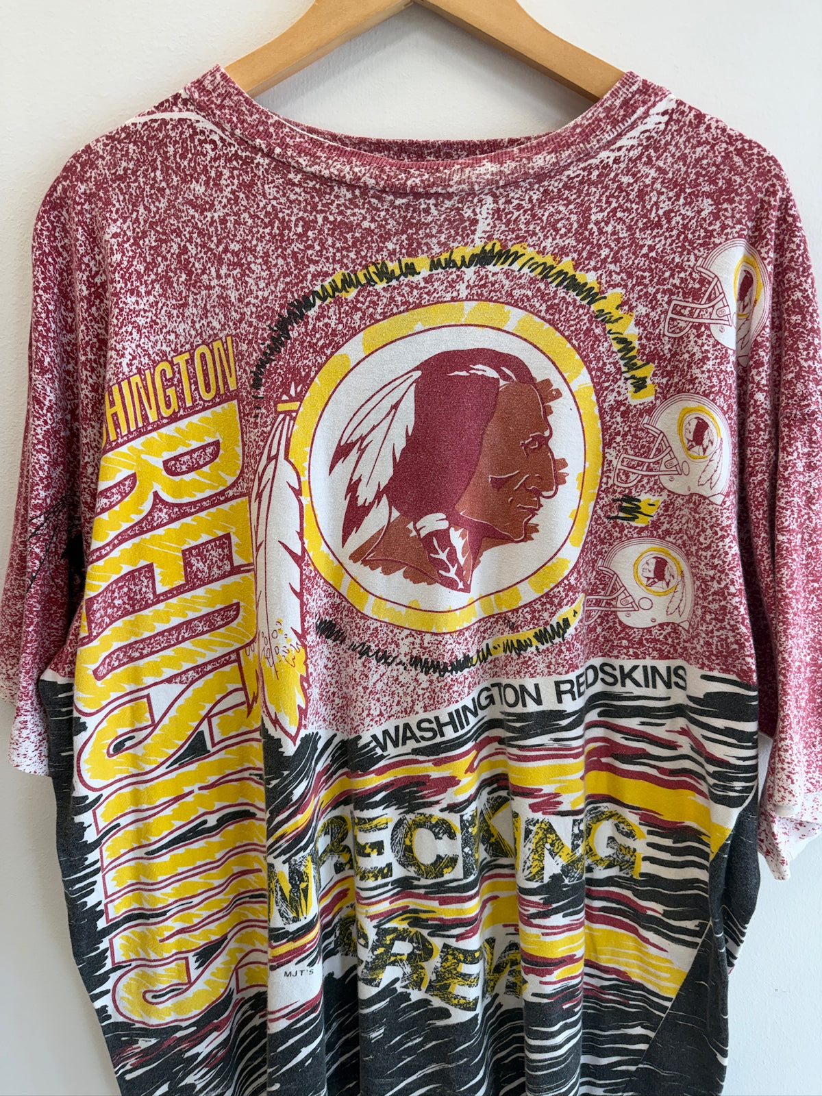 (XL) Vintage Washington Redskins AOP Tee