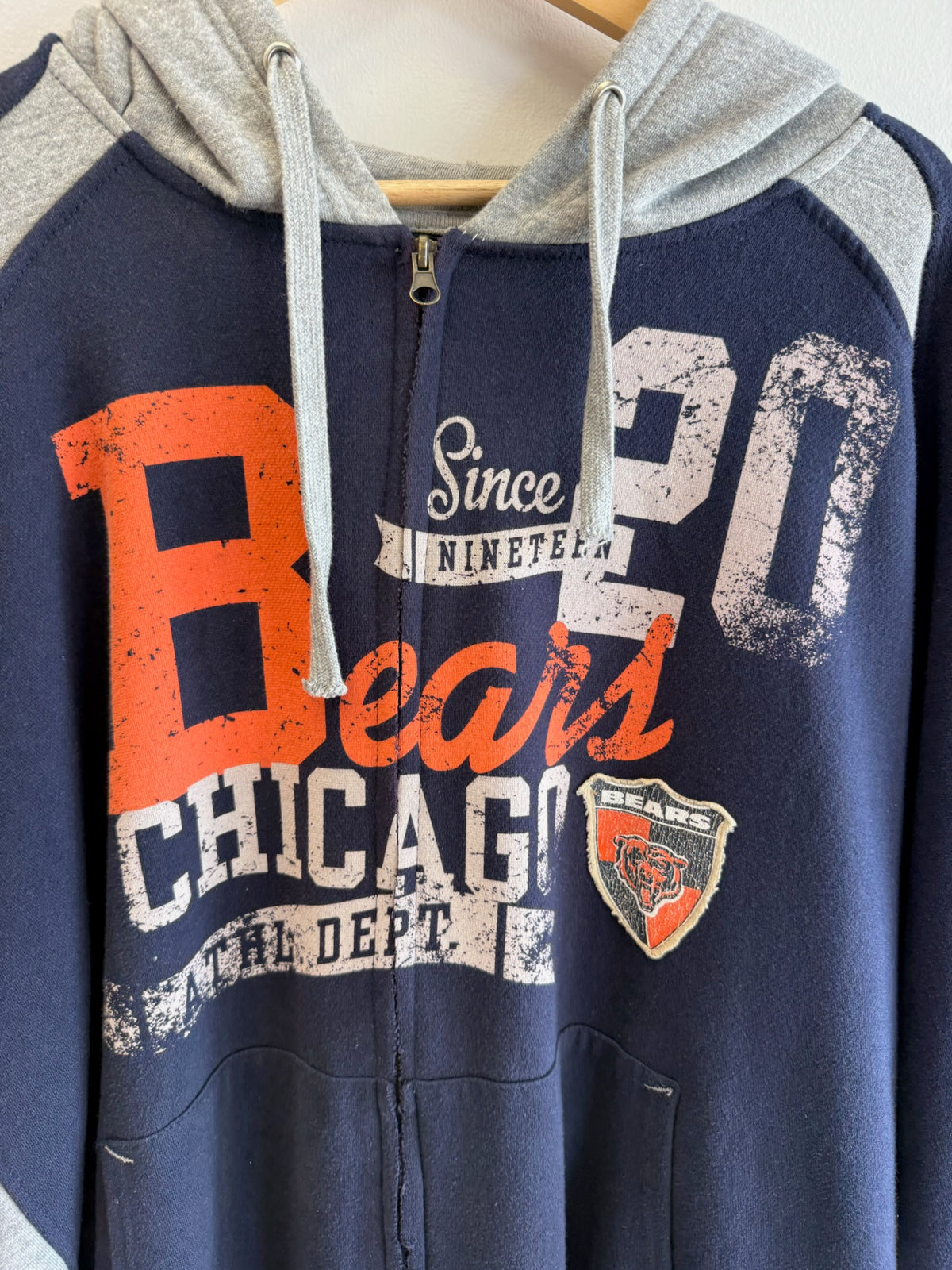 (XL) Chicago Bears Zip-up Hoodie