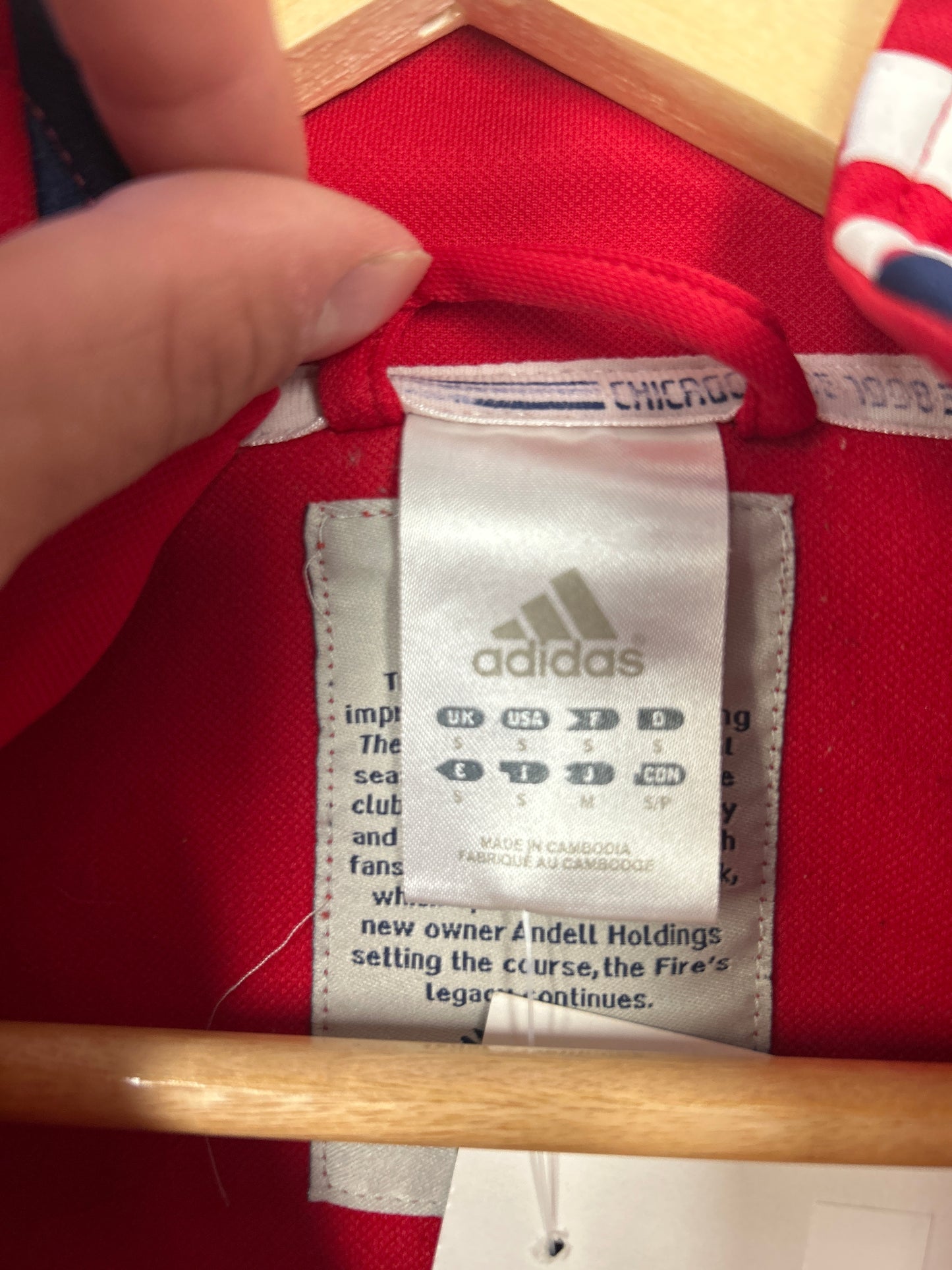 (S) 2008/09 Chicago Fire Track Jacket