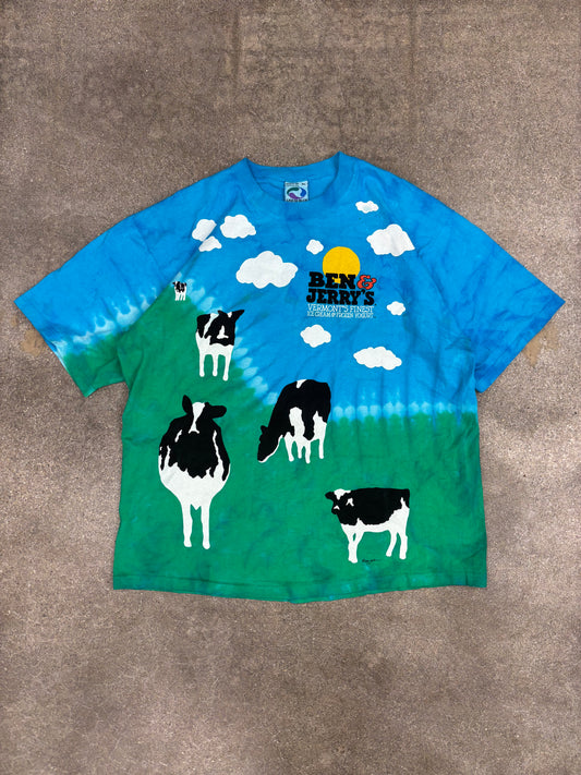 (XL) Vintage 90s Ben & Jerry’s Ice Cream Multi-Color AOP