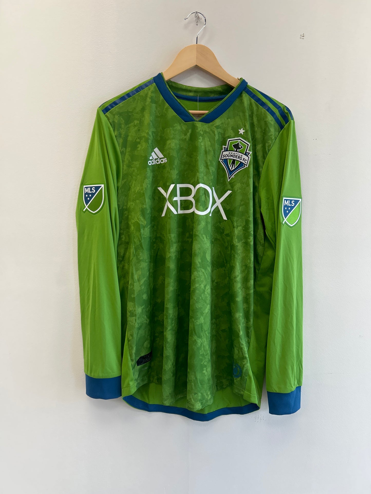 (M) 2018 Seattle Sounders Longsleeve Adidas Ward Jersey
