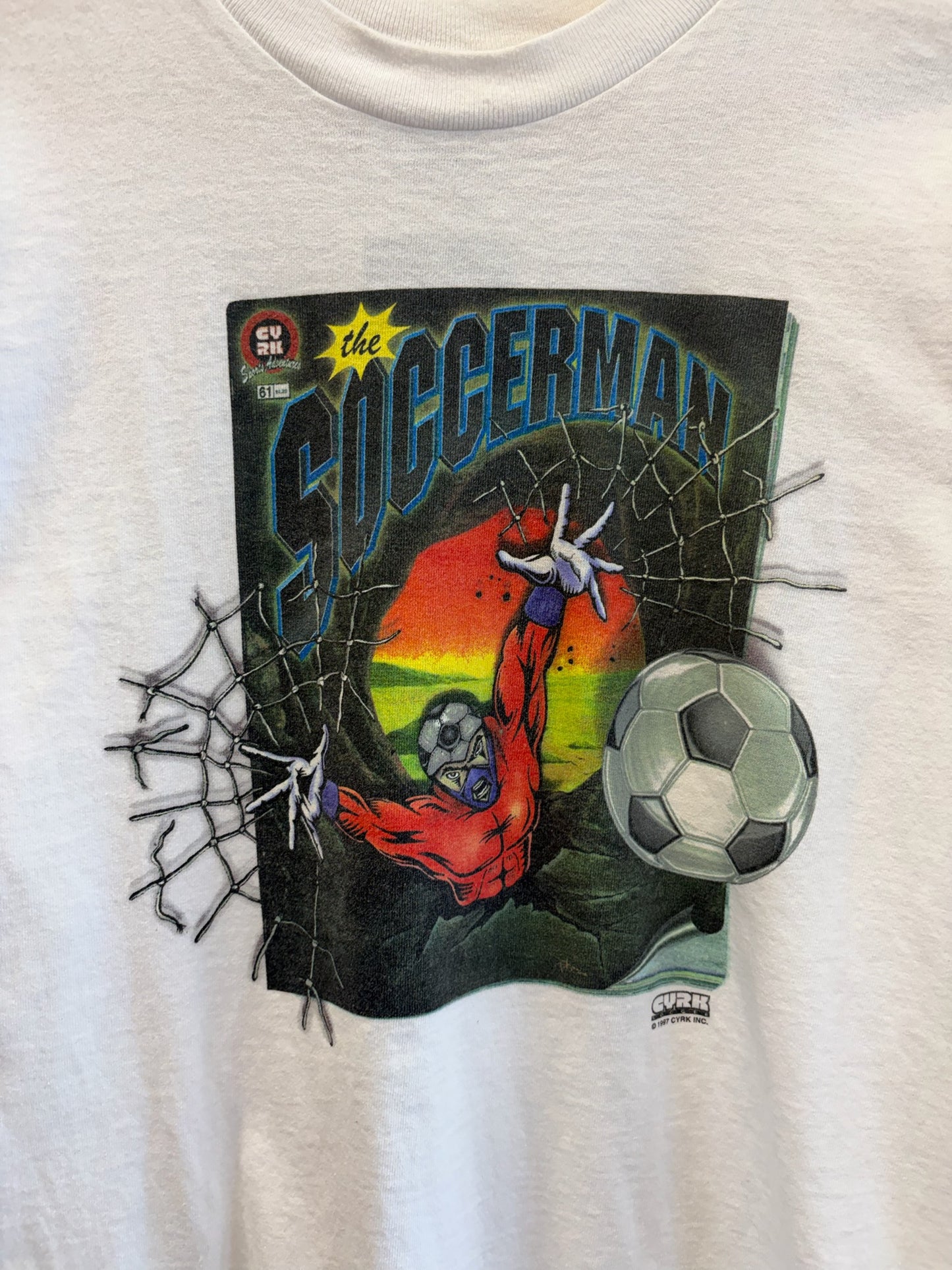 (S) Vintage Soccerman CVRK Tee Shirt