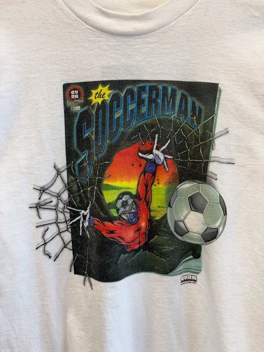 (S) Vintage Soccerman CVRK Tee Shirt