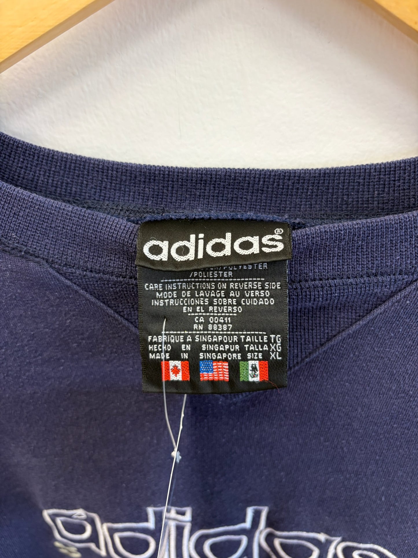 (XL) Vintage Adidas Soccer Crewneck