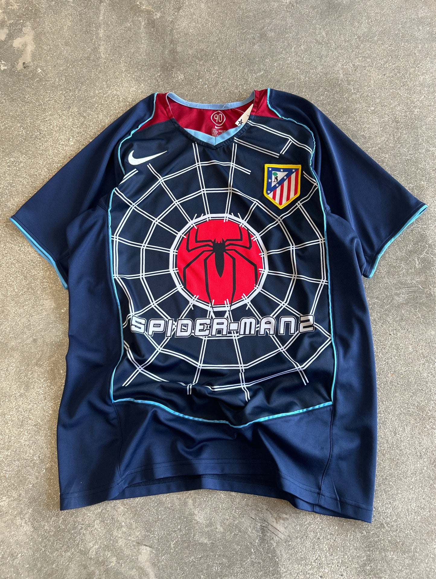(M) 2004/05 Athletico Madrid Spiderman 2 Promo Jersey
