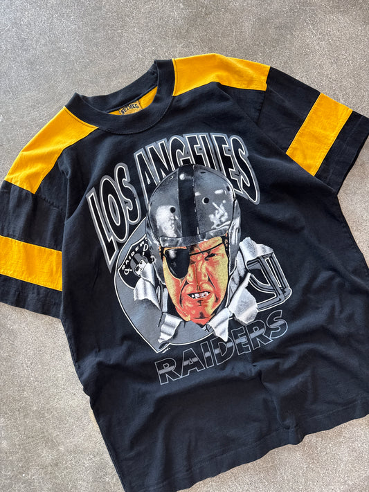 (L) Vintage Nutmeg Los Angeles Raiders Jersey Shirt
