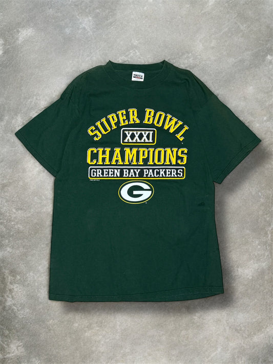 (L/XL) Vintage Packers Super Bowl XXXI Champions Tee