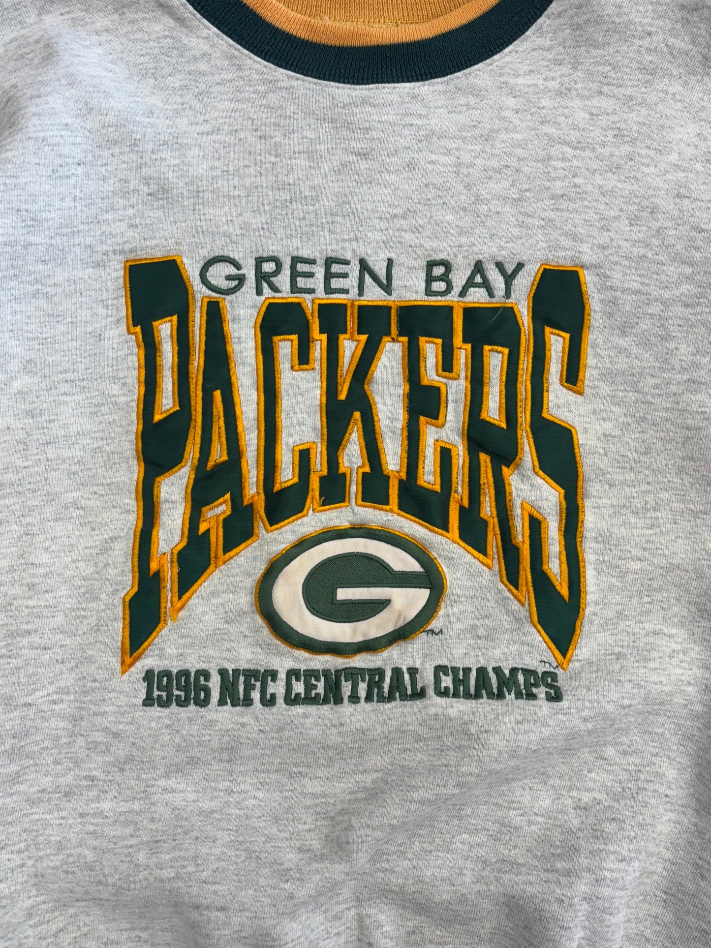 (L) Vintage 1996 Legends Athletics Green Bay Packers Crewneck